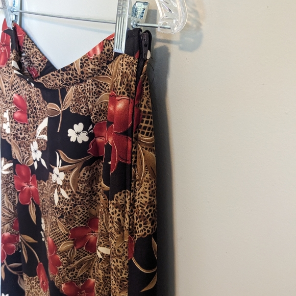 Kathie Lee Collection Vintage Floral Printed Midi Skirt, size 12 - Picture 2 of 6